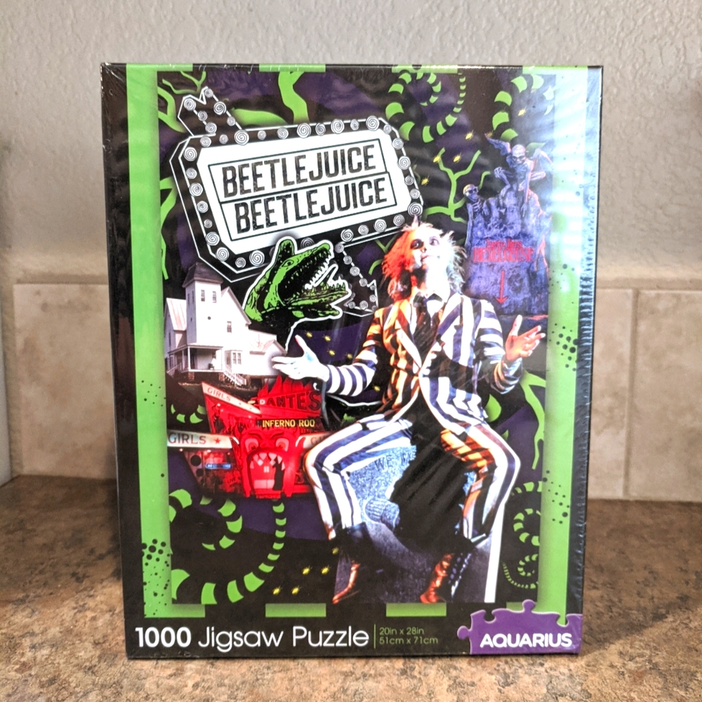 Beetlejuice New Sealed 1000 Piece Puzzle